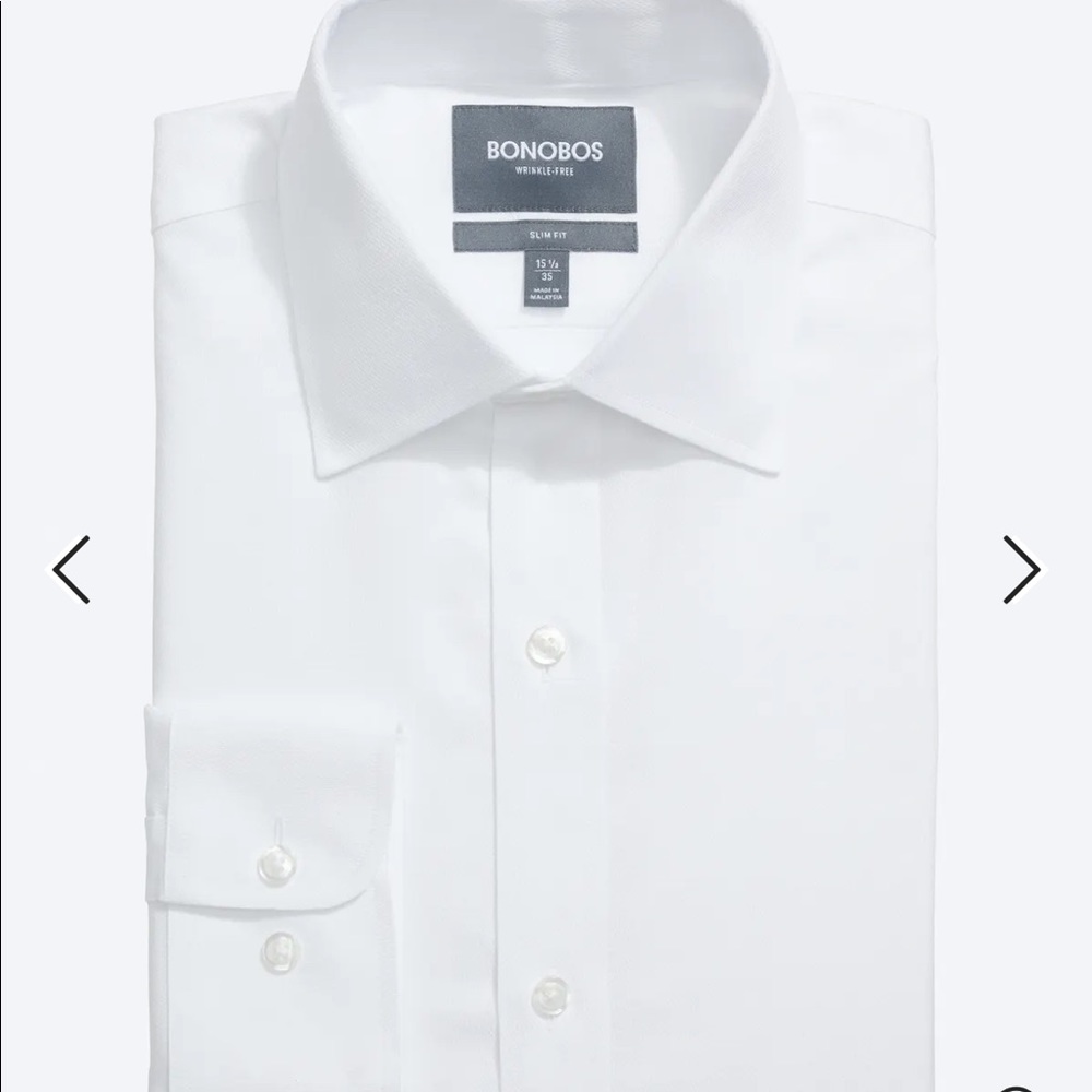 Brand new men’s bonobos dress shirt